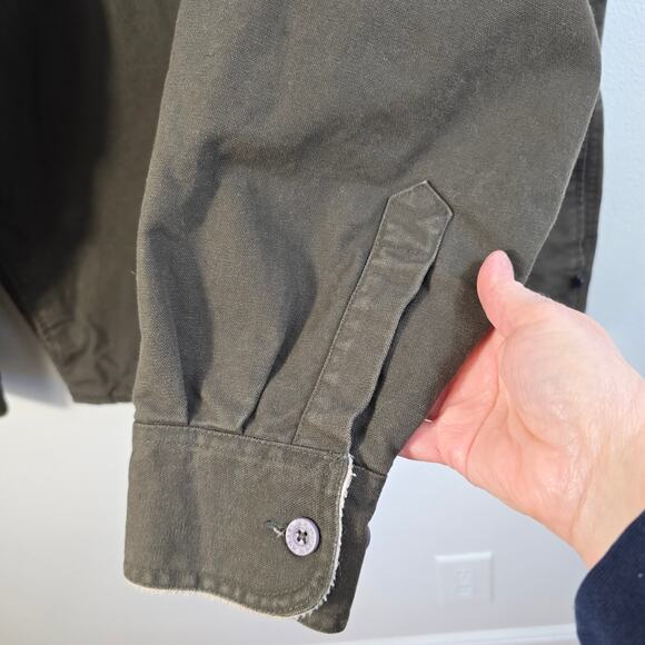 Moose Creek Shacket Men's XL Brown Canvas Fleece Lined Workwear Utility Heavy - Picture 5 of 11